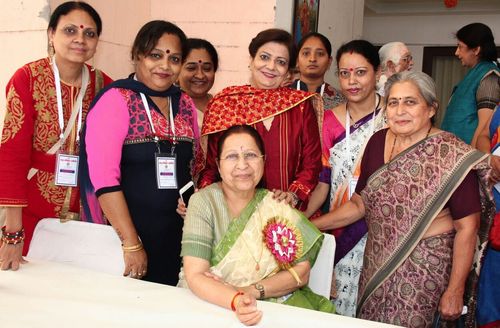 Mrs. Lalita Nijhawan at a social event