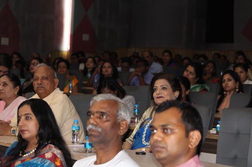 Mrs. Lalita Nijhawan at the award ceremony