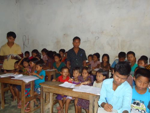 Children in the classroom