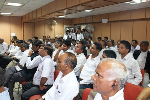 Mrs. Lalita Nijhawan in a meeting