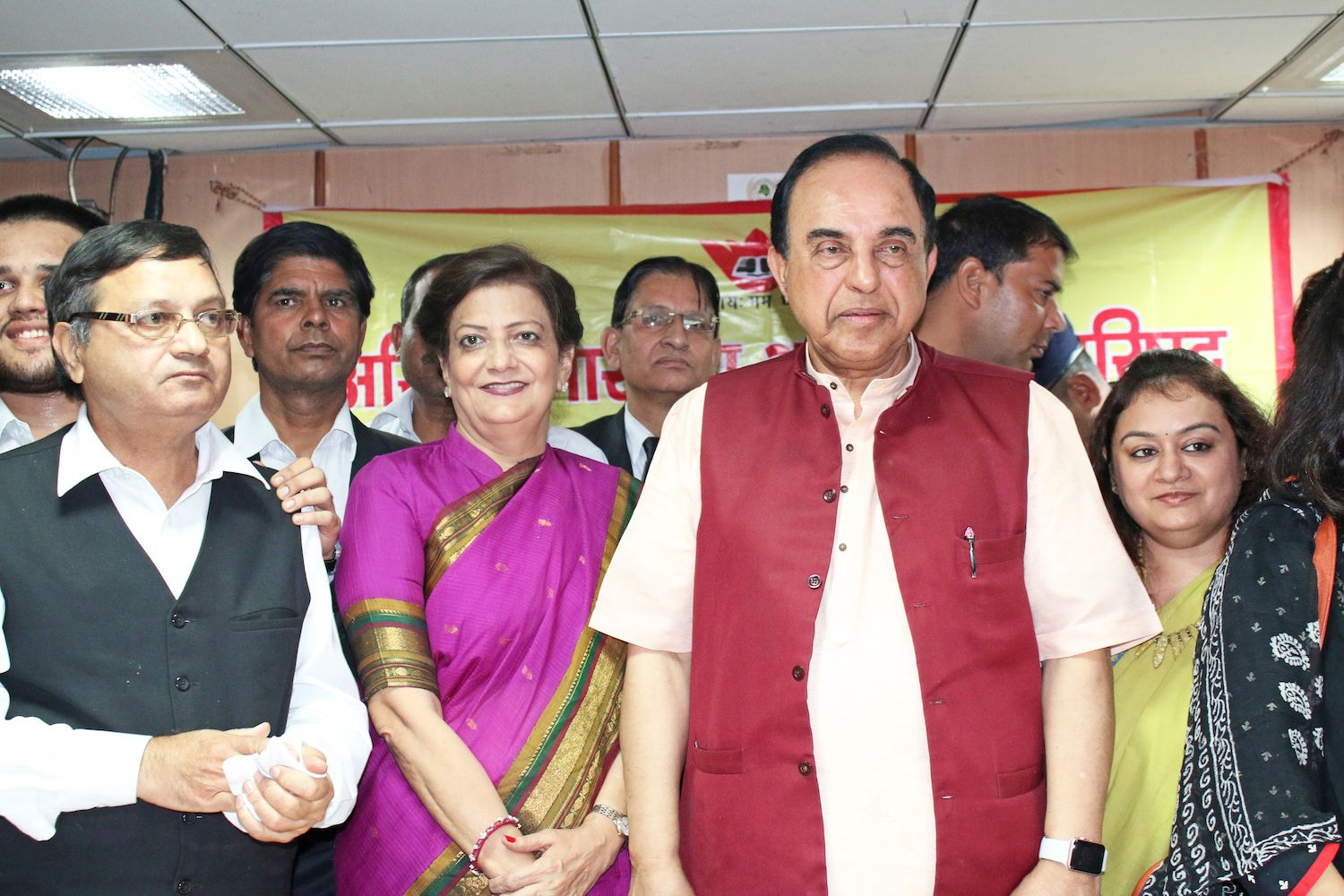 Mrs. Lalita Nijhawan with Mr. Subramanian Swamy